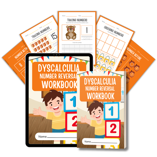 Dyscalculia Number Reversal Workbook | No More Reversed 6, 9, 2 & 5